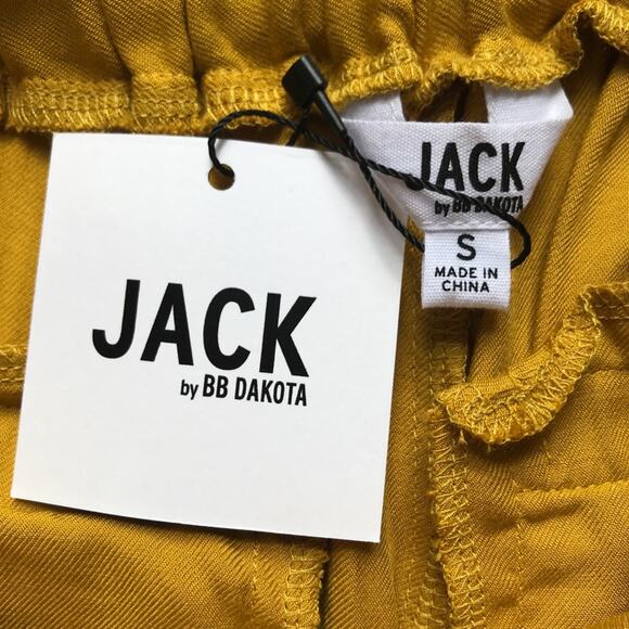 New Jack BB Dakota Hold On Tight‎ Wide Leg Pant Yellow Size S - Picture 8 of 8